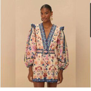 NWT Farm Rio Cream Superbloom Tapestry Organic Cotton Romper